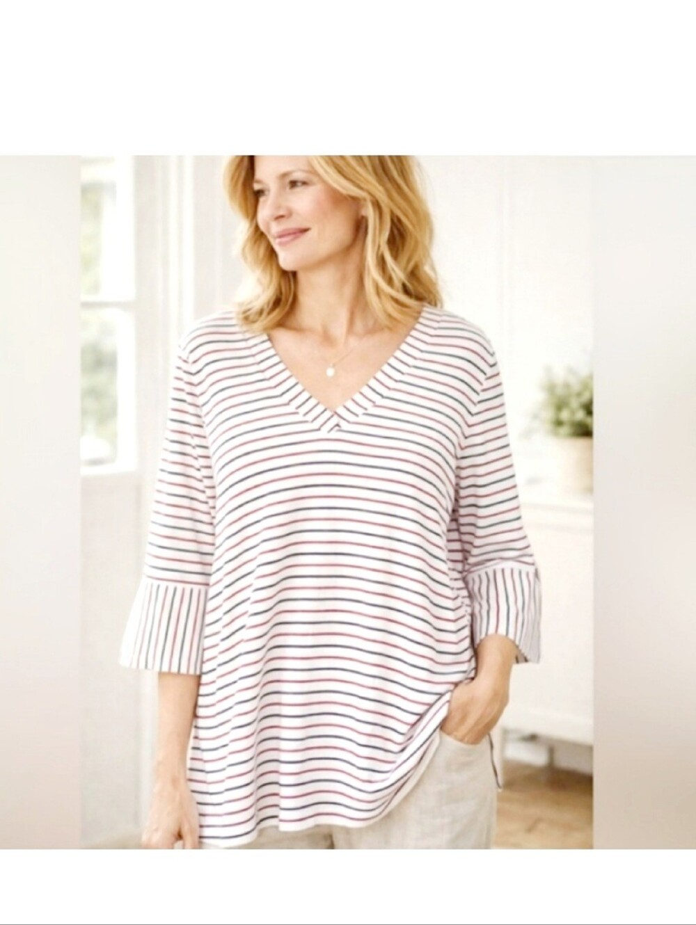 J Jill Nautical Top